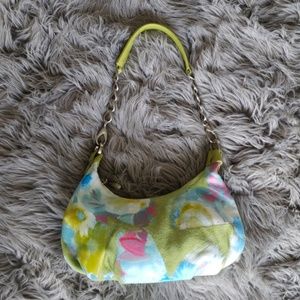 Lanzetti Italian Hand Painted Suede Leather Purse